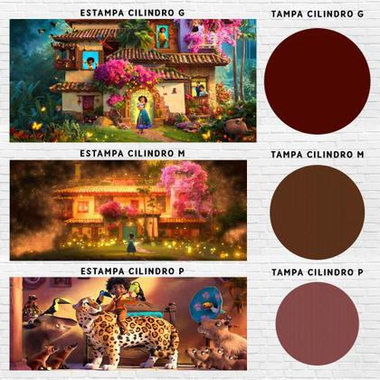 Imagem de Kit Painel de Festa Redondo Trio Cilindro - ENCANTO