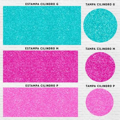 Imagem de Kit Painel de Festa Redondo Trio Cilindro - LULUCA GLITTER