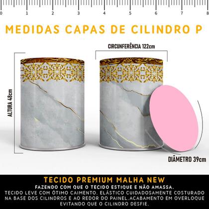 Imagem de Kit Painel de Festa Redondo Trio Cilindro - Minnie