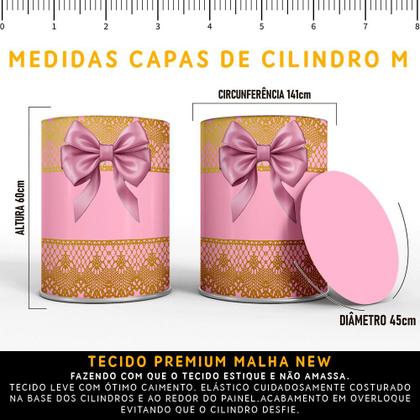 Imagem de Kit Painel de Festa Redondo Trio Cilindro - Minnie