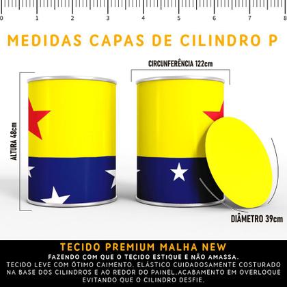 Imagem de Kit Painel de Festa Redondo Trio Cilindro - MULHER MARAVILHA