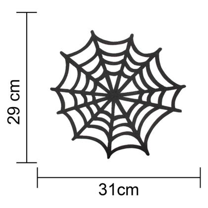 Imagem de Kit Painel Halloween Teia de Aranha 29x31cm - 08 unid