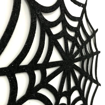 Imagem de Kit Painel Halloween Teia de Aranha 29x31cm - 08 unid
