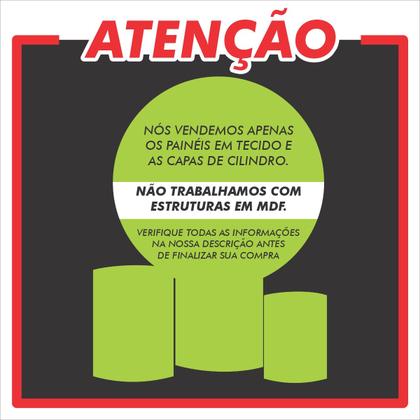 Imagem de Kit Painel Redondo + Trio Capa Cilindro Frutinhas