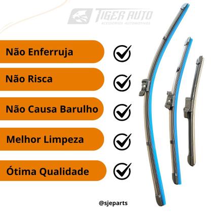 Imagem de Kit Palhetas Limpador Parabrisa Silicone Agile 2012 À 2014