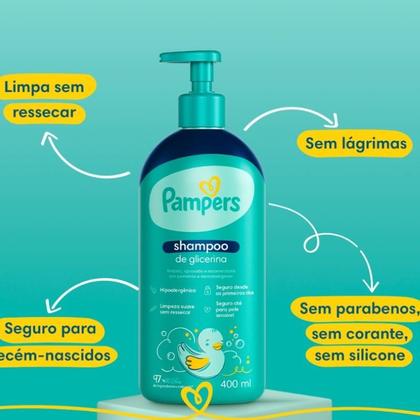 Imagem de Kit Pampers Shampoo, Cond, Sabonete E Loção Hidratante Bebê