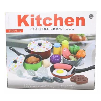 Imagem de Kit Panelinhas Infantil 22 Peças Shiny Toys 001222