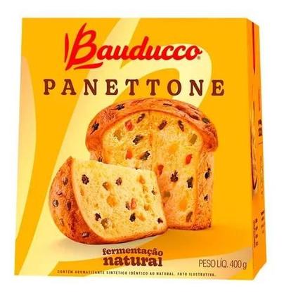 Imagem de Kit Panetone Bauducco Tradicional Frutas 5 Panttones De 400g