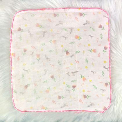 Imagem de Kit Paninho de Boca com 6 Unidades 100% Algodão Estampado