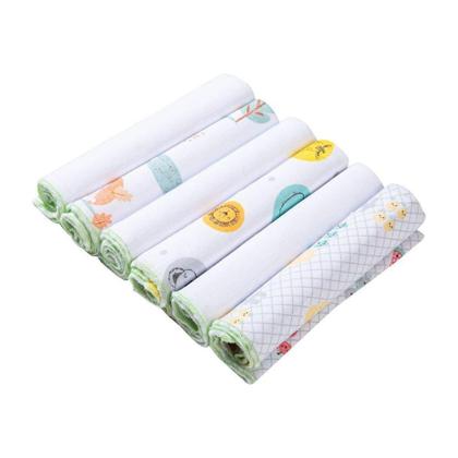 Imagem de Kit Paninhos De Boca 30x30Cm Neutro 06 Pçs Papi