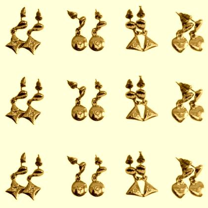 Imagem de Kit Pano e Conjunto 80 Semi Joias Folheadas Ouro18k e Prata