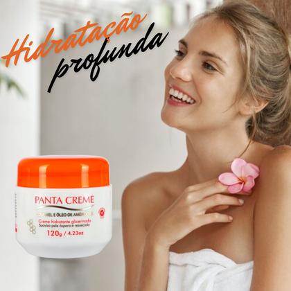 Imagem de Kit Panta Creme Hidratante Corporal 120g + Loção Rachadex para Tratamento de Rachaduras nos Pés