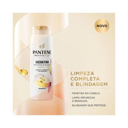 Imagem de Kit Pantene Queratina 2 Sh 300Ml+ 1 Cond 150Ml+ 1 Oleo 95Ml