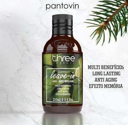 Imagem de Kit Pantovin Life + Leave-In 48H + Máscara Teia 500g Three Therapy