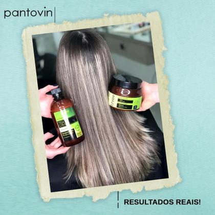 Imagem de Kit Pantovin Life + Leave-In 48H + Máscara Teia 500g Three Therapy