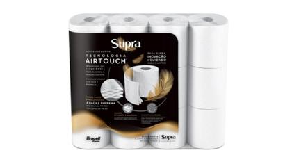 Imagem de Kit Papel Higiênico Folha Tripla Bracell Supra 36 Rolos 20m