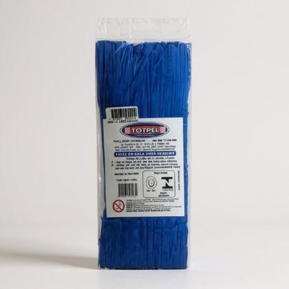 Imagem de Kit Papel Seda Azul para Embalar Bala De Coco 280 Unidades