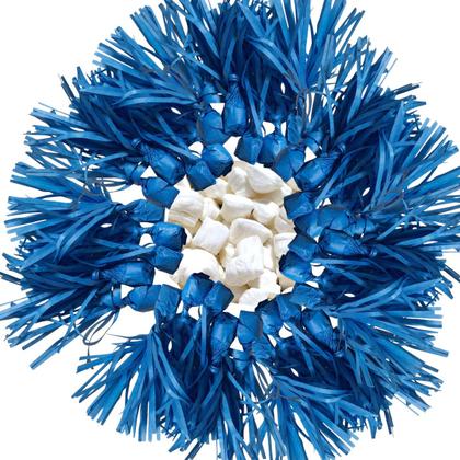 Imagem de Kit Papel Seda Azul para Embalar Bala De Coco 280 Unidades