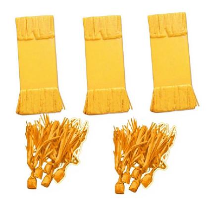 Imagem de Kit Papel Seda Embalar Balas Doces cor Laranja c/ 90un