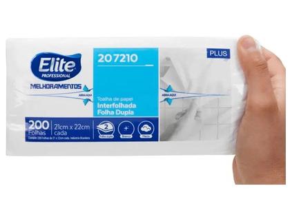Imagem de Kit Papel Toalha Folha Dupla Interfolhado Elite