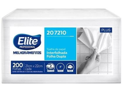 Imagem de Kit Papel Toalha Folha Dupla Interfolhado Elite