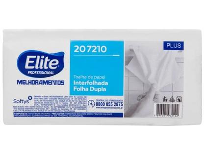 Imagem de Kit Papel Toalha Folha Dupla Interfolhado Elite