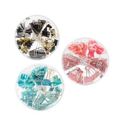 Imagem de Kit Papelaria Binder, Clips, Elástico, Percevejo Bee Unique