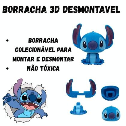 Imagem de Kit Papelaria Do Stitch Com 4 Unidades Personalizados