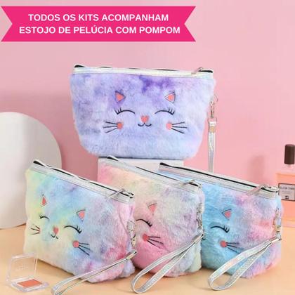 Imagem de Kit Papelaria Fofa Kawaii caixa 15 Itens Presente Criativos