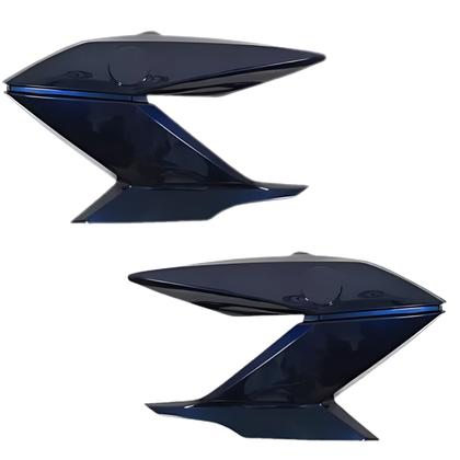 Imagem de Kit Par Aba Tanque Guia de Ar Ys Fazer 150 Azul Metálico 2020 2021