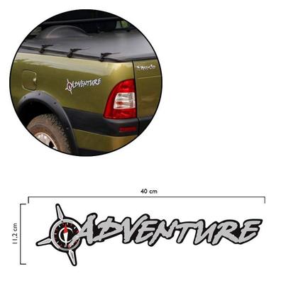 Imagem de Kit Par Adesivo Emblema Adventure Fiat Strada Palio Doblo