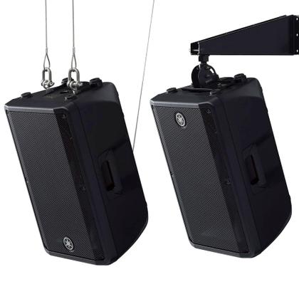 Kit Par Caixa de Som Yamaha DBR12 1000w Bi-Amplificada Ativa