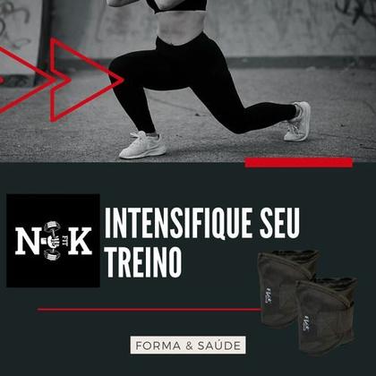 Imagem de Kit Par Caneleira Peso Tornozeleira 3kg Fitness Caneleira