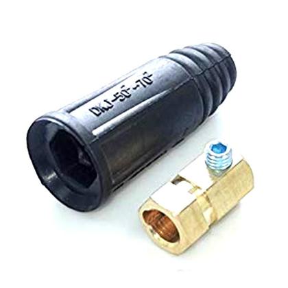 Imagem de Kit Par de Conector Engate Rápido para Inversora de Solda 13mm Fêmea - Para Cabo