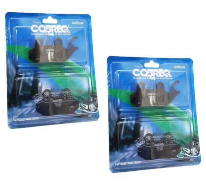 Imagem de Kit Par de Pastilhas de Freio Dafra CityCom 300i Original Cobreq