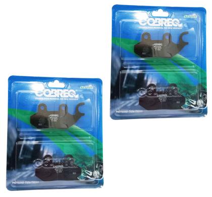 Imagem de Kit Par de Pastilhas de Freio Dafra CityCom 300i Original Cobreq