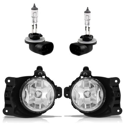 Imagem de Kit Par Farol Milha Auxiliar Par Lâmpada Halógena Onix Prisma 2012 2013 2014 2015 2016 2017 2018 2019 2020