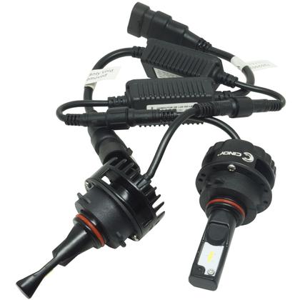 Imagem de Kit Par Lâmpada Super Ultra Led Plus Automotiva Hb4 9006 Hb3 9005 12000 Lumens 6500K Cinoy