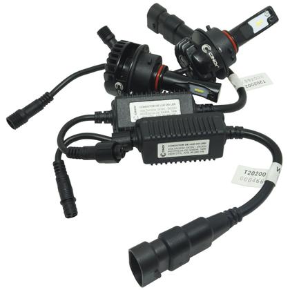 Imagem de Kit Par Lâmpada Super Ultra Led Plus Automotiva Hb4 9006 Hb3 9005 12000 Lumens 6500K Cinoy