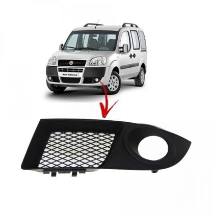 Imagem de Kit Par Moldura Farol de Milha Doblo Original  Fiat 