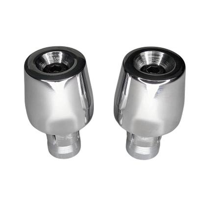 Imagem de Kit Par Peso Pesinho Cromado Para Guidao Guidon Guidom Oco