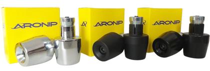 Imagem de Kit Par Peso Pesinho Cromado Para Guidao Guidon Guidom Oco