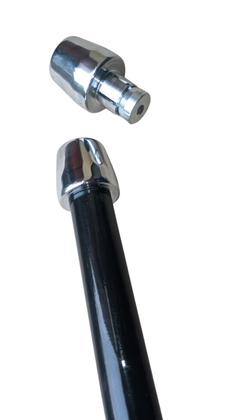 Imagem de Kit Par Peso Pesinho Cromado Para Guidao Guidon Guidom Oco