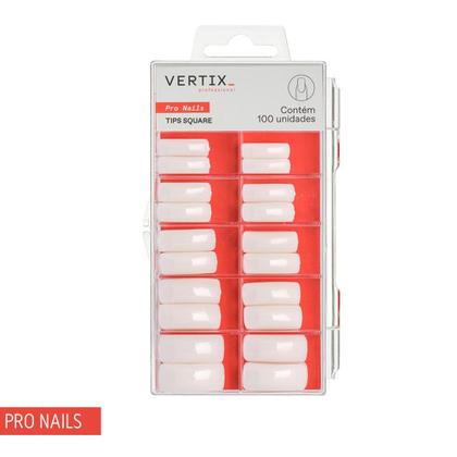 Imagem de Kit para Alongamento de Unhas Vetix Profissional ro Nails Tips Square 100un