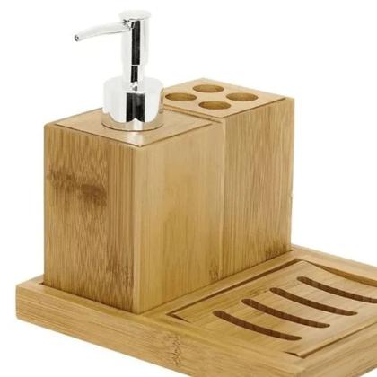 Imagem de Kit para Banheiro 4 peças Ecokitchen BM1504/5484 Mimo Style
