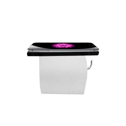 Imagem de Kit Para Banheiro Luxo Premium Alumínio  Sextavado Vidro Fumê