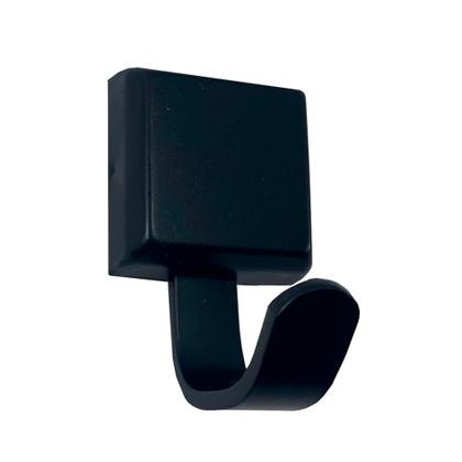 Imagem de Kit Para Banheiro Platinum Luxo Preto Vidro Fumê