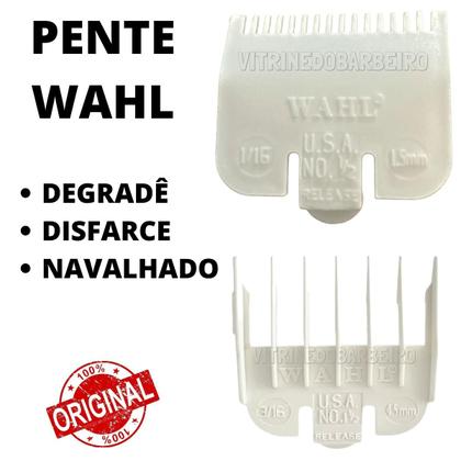 Imagem de Kit Para Barbeiro 2 Pente Plastico 0,5 E 1,5 Profissional