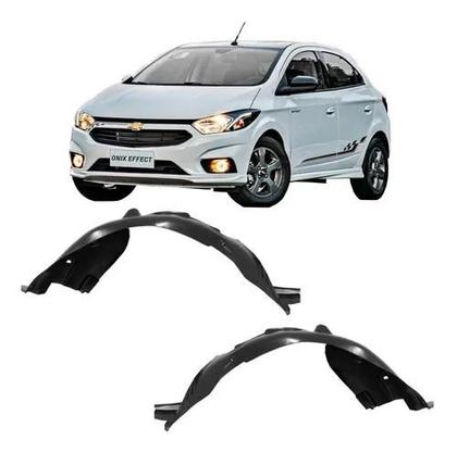 Imagem de Kit Para-barro Dianteiro Onix / Prisma 2017 2018 2019 2020