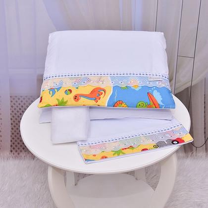 Imagem de Kit Para Carrinho De Bebê 4 Peças Malha De Fio Penteado Texnew